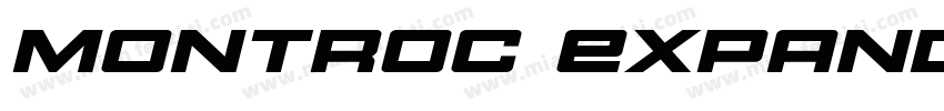 Montroc Expanded Ita字体转换